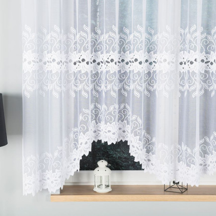 Firanka żakardowa Bastia gotowa 400x160cm biała EAN: 5907693226104