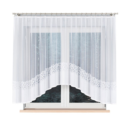 Firanka żakardowa Daniel, 350x155 cm, kolor biały, EAN: 5907693235182