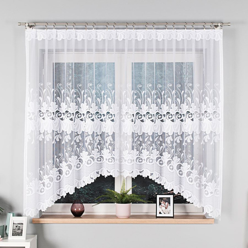 Firanka żakardowa Kasjana 320x160cm biały EAN: 5907693230774