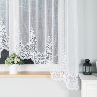 Berenika firanka żakardowa gotowa 300x180cm kolor biały EAN: 5907693215788