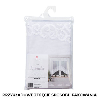 Daniela firanka żakardowa gotowa, szerokość 300 x wysokość 170cm, kolor 001 biały