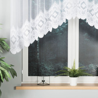 Lucyna firanka żakardowa gotowa 300x120cm biały EAN: 5907693240643