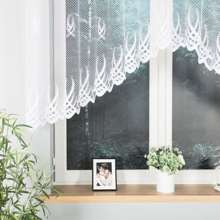 Gosia firanka żakardowa gotowa 300x120cm kolor 001 biały EAN: 5907693251632