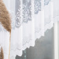 Genowefa firanka żakardowa gotowa, 400x120cm, biały - EAN: 5907693247451
