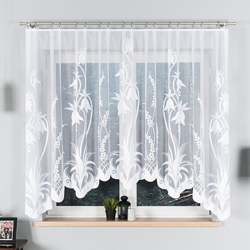 Firanka żakardowa Aneta 310x160cm biały EAN: 5907693226234 Firanka żakardowa Aneta 310x160cm biały EAN: 5907693226234