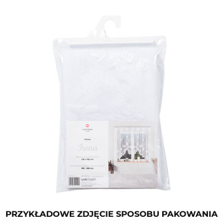 Irena firanka żakardowa gotowa, szerokość 310 x wysokość 160cm, kolor 001 biały