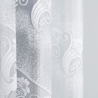 Adelina firanka żakardowa gotowa, szerokość 310 x wysokość 160cm, kolor 001 biały