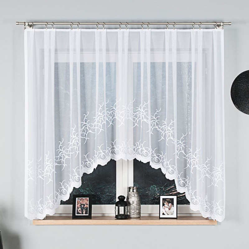 Bakaro Firanka Żakardowa Gotowa 320x160 cm Biała EAN: 5907693232365