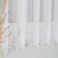 Firanka haftowana pasowa 160cm, kolor biały 001, EAN: 5907693257849