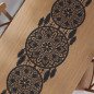 Bieżnik żakardowy "Łapacz Snów" czarny 44x224cm EAN: 5907693248342