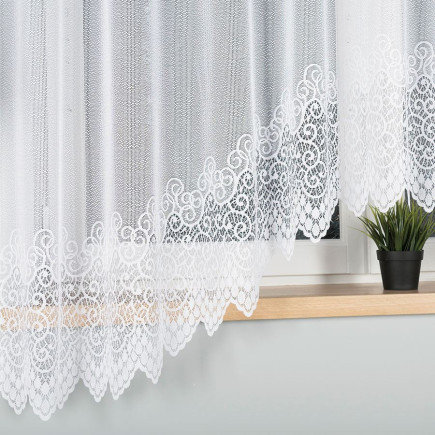 Firanka żakardowa Violetta 300x180cm Biała EAN: 5907693232334