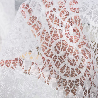 Violetta firanka żakardowa gotowa, szerokość 300 x wysokość 180cm, kolor 001 biały