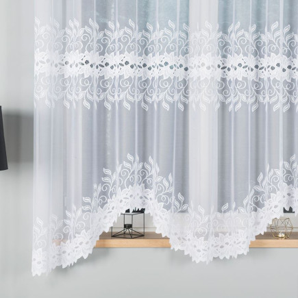 Firanka żakardowa Bastia gotowa 300x180cm kolor biały - EAN 5907693230828