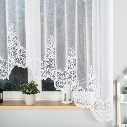 Berenika firanka żakardowa gotowa 300x170cm biały EAN: 5907693216273