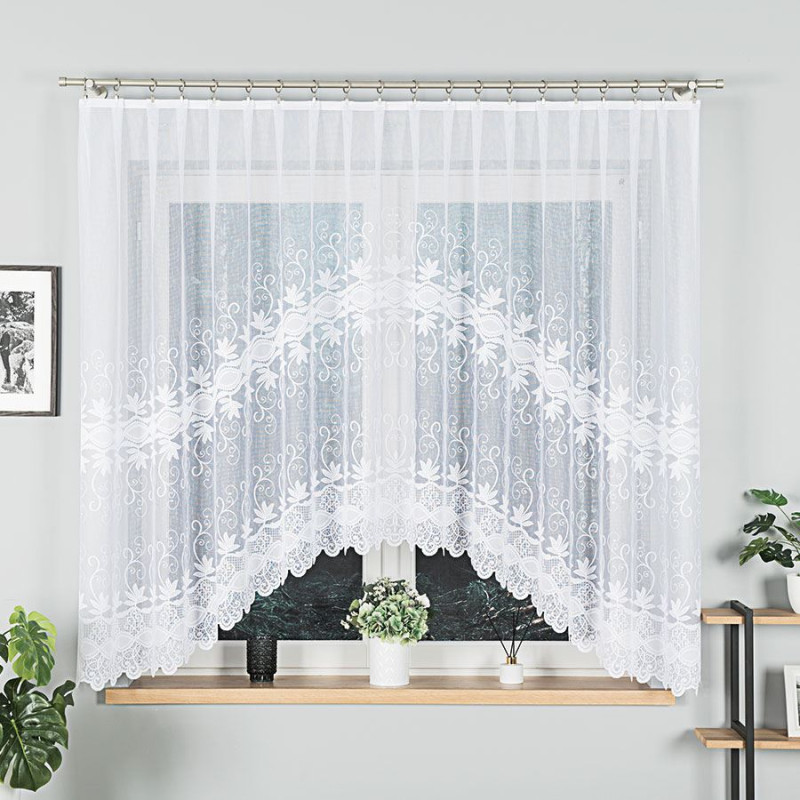 Jowita Firanka Żakardowa Pasowa 300x160cm Biała EAN: 5907693239210