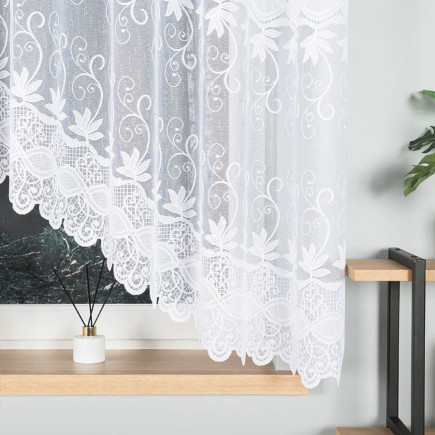 Jowita Firanka Żakardowa Pasowa 300x160cm Biała EAN: 5907693239210