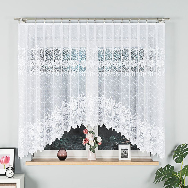 Demetria firanka żakardowa gotowa 300x160cm biały EAN: 5907693239234
