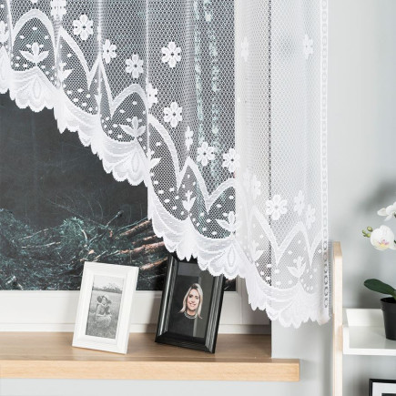 Firanka żakardowa Florentyna biała 330x140cm, EAN: 5907693230279