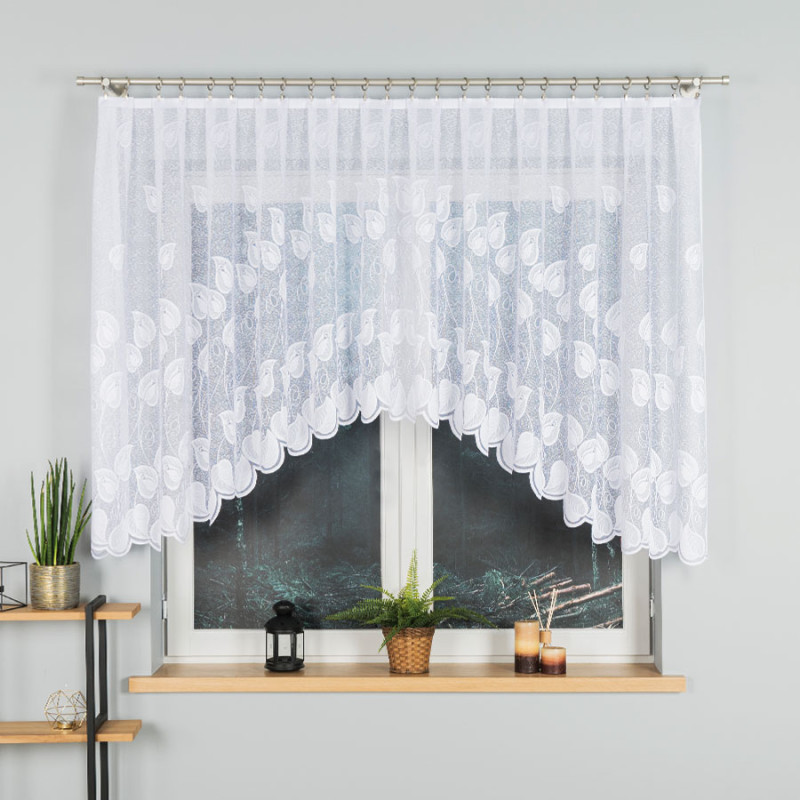 Firanka żakardowa Nora 300x130cm biały EAN: 5907693248380