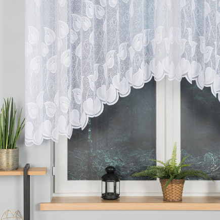 Firanka żakardowa Nora 300x130cm biały EAN: 5907693248380
