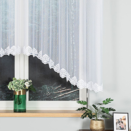 Żaklina firanka żakardowa gotowa biała 300x140cm EAN: 5907693249738