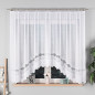 Modesta firanka żakardowa gotowa 300x160cm, kolor biały 001, EAN: 5907693230590
