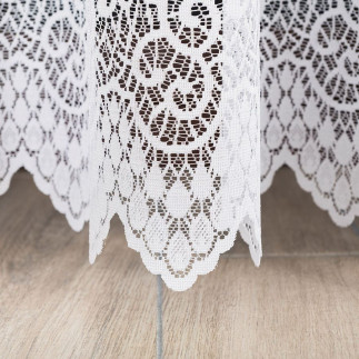 Violetta firanka żakardowa gotowa, szerokość 200 x wysokość 250cm, kolor 001 biały