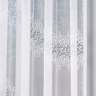Violetta firanka żakardowa gotowa, szerokość 300 x wysokość 160cm, kolor 001 biały