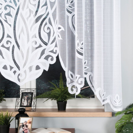 Firanka żakardowa Pola 300x160cm biały EAN: 5907693233119