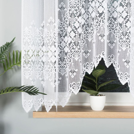 Firanka żakardowa Nadia 300x160cm, kolor biały 001, EAN: 5907693236127