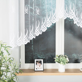 Gosia firanka żakardowa gotowa 250x120cm, kolor biały 001, EAN: 5907693239142