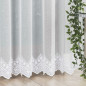 Firanka haftowana biała 280cm ze wzorem na dole, EAN: 5907693244979