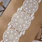 Bieżnik żakardowy Alia Łapacz Snów 44x224cm Biały EAN: 5907693248304
