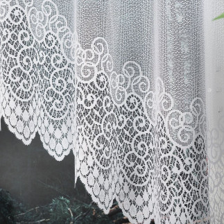 Violetta firanka żakardowa gotowa, szerokość 250 x wysokość 150cm, kolor 001 biały