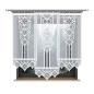 Klaudia panel żakardowy gotowy 60x160 cm, kolor biały 001, EAN: 5907693233768