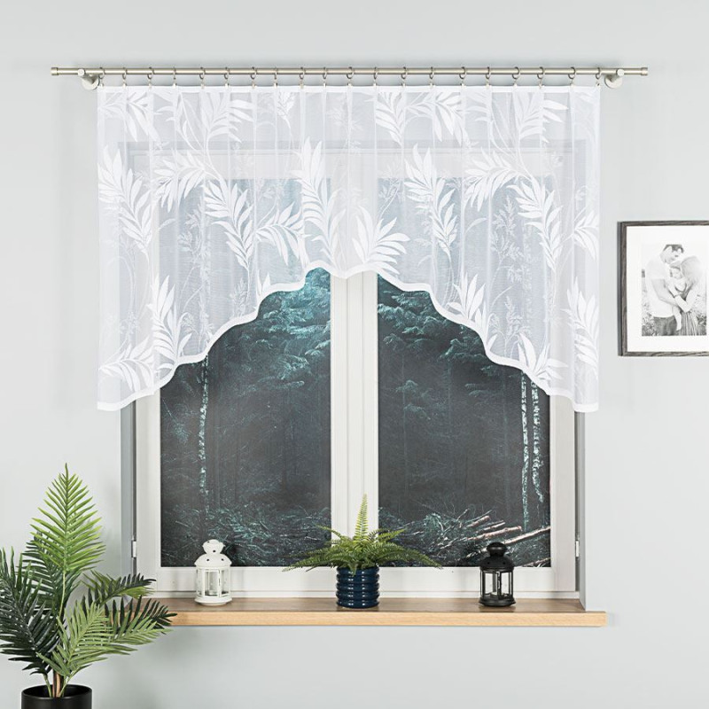 Firanka żakardowa Kaja biała 250x100 cm, EAN: 5907693251380