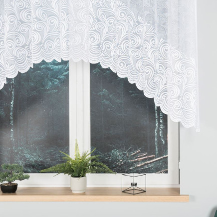 Kinga firanka żakardowa gotowa 250x120cm biały EAN: 5907693235717
