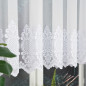 Firanka Haftowana Biała z Wzorem na Dole, 120cm, EAN: 5907693266636