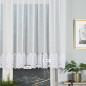 Firanka Haftowana Biała z Wzorem na Dole, 120cm, EAN: 5907693266636