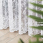 Firanka żakardowa z wzorem, wysokość 250cm, kolor biały 001, EAN: 2010000568637