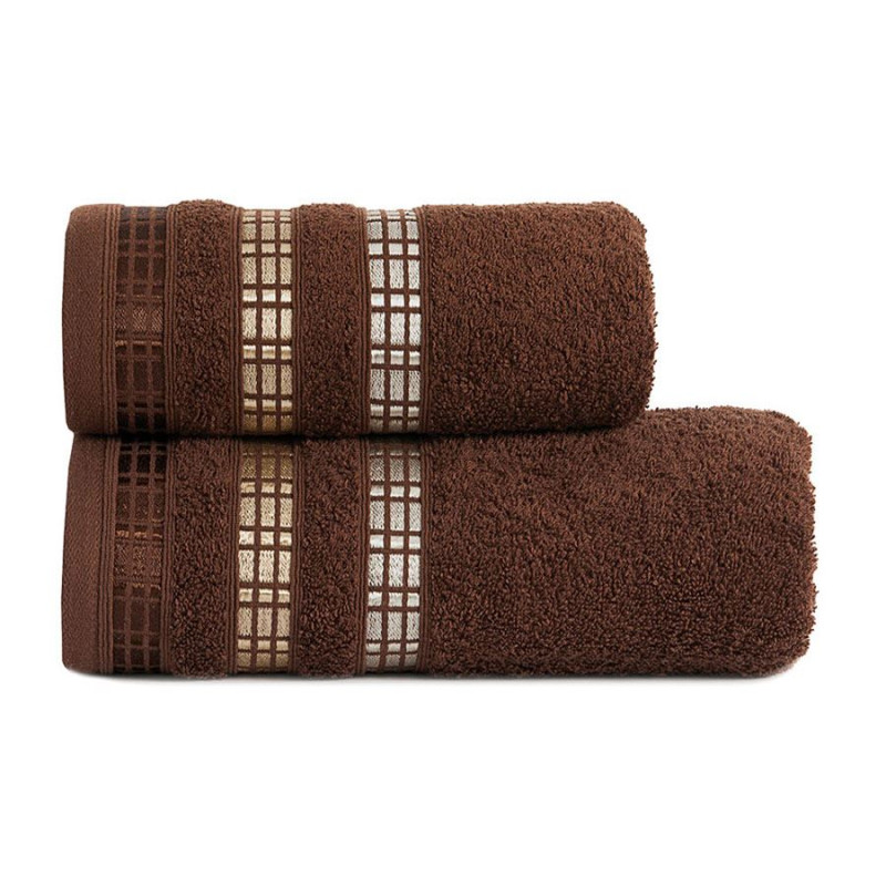 Luxury Ręcznik 50x90 cm Brązowy 575 - EAN: 5907693225770