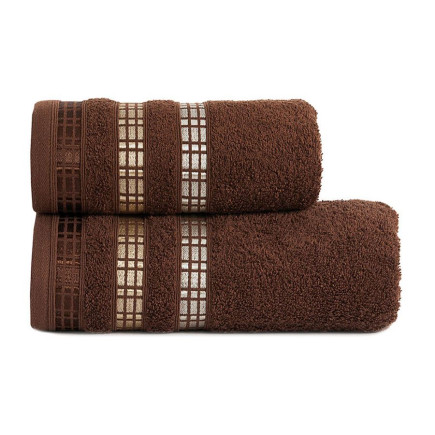 Luxury ręcznik, 50x90cm, kolor 575 brązowy