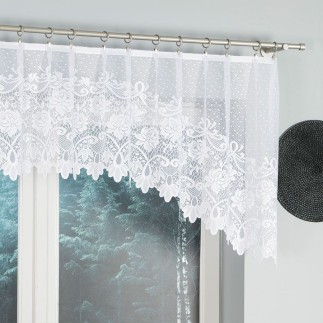 Demetria firanka żakardowa gotowa 250x80 cm biała EAN 5907693251373