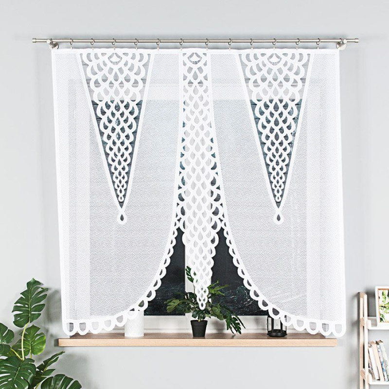Eryka panel żakardowy gotowy 160x160cm biały EAN: 5907693234932