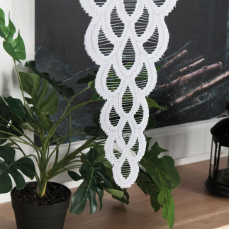 Eryka panel żakardowy gotowy, szerokość 160 x wysokość 160cm, kolor 001 biały