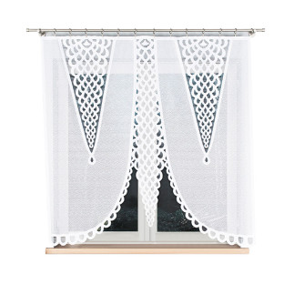 Eryka panel żakardowy gotowy, szerokość 160 x wysokość 160cm, kolor 001 biały