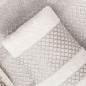 Lionel ręcznik, 50x90cm, kolor 102 biały ze srebrną bordiurą