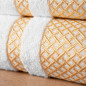 Lionel ręcznik, 50x90cm, kolor 302 biały ze złotą bordiurą