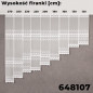 Firanka żakardowa pasowa 230cm biała EAN: 2010000435045