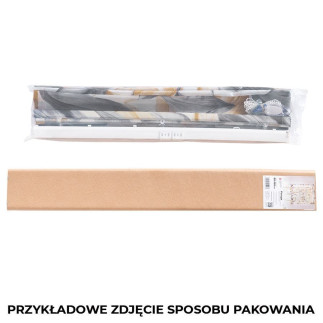 Peoni, roleta rzymska półprzezroczysta, szerokość 100 cm x wysokość 160cm, kolor 003 beżowy